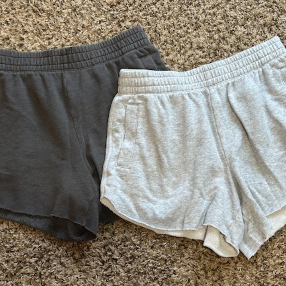 aerie Fleece-Of-Mind High Waisted Short BUNDLE✨